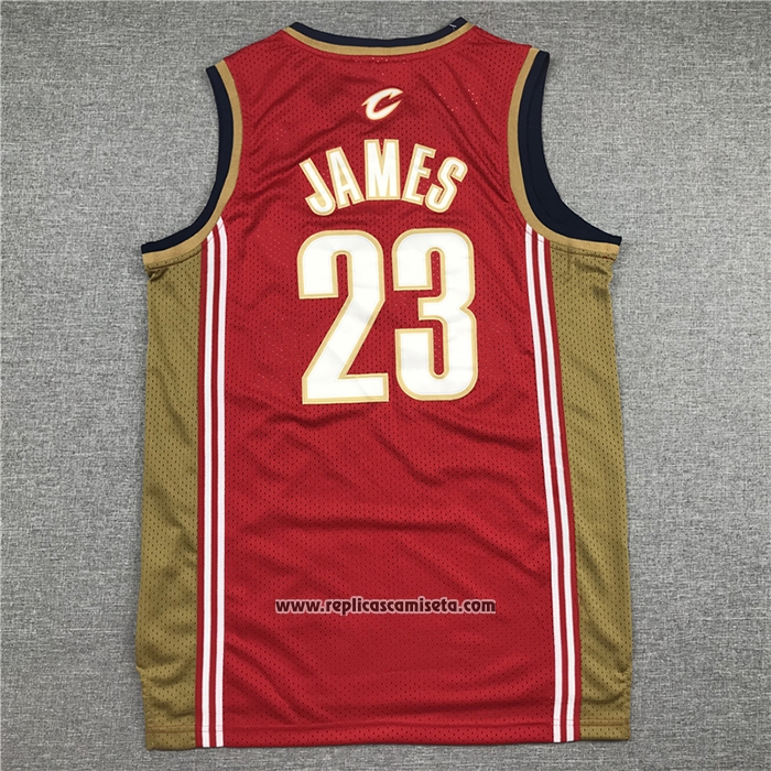 Camiseta Cleveland Cavaliers LeBron James #23 Mitchell & Ness 2003-04 Rojo